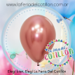 Globos Perlados 12'' Rosa Gold Globolandia x 25 u.