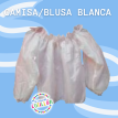 Camisa / Blusa Blanca x 1 u. (talle 10)