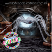Araña Peluda Gris Articulada 130cm x 1 u.