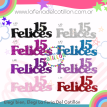 Adorno Topper Pinche Gibre Felices 15 x 1 u.