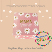 Caja Dia De La Madre Diseño Margaritas 20x20x15cm x 1u.