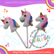 Vela Unicornio x 1u.