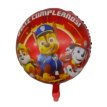 Globo Metalizado Paw Patrol Feliz Cumple 18” (45cm) x 1u.