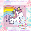 Servilletas Unicornio Arco Iris x 20