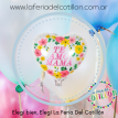 Globo Metalizado Corazón Blanco Te Amo Mama x 1u.