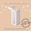 Caja Blanca para Budín con Visor Superior x1 (24 x 9,5 x 10 cm.)
