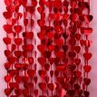 Cortina Metalizada Corazon - Rojo (2 mt. x 1 mt.)