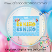 Globo Metalizado Frase ES NIÑO x 1  (40 cm. c/letra)
