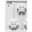 Placa Acetato Molde x1 - Paleta Huella de Perro (1745A)