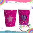 Vaso Barbie Girl x 8 u.