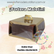 Caja Maletín Tortera Doble Visor (29x29x15cm) x 1u