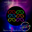 Lentes Neon Redondo Aviador x 1u.