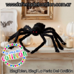 Araña Peluda Negra Articulada 50cm x 1 u