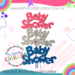 Adorno Topper Pinche Frase Baby Shower Gibre Goma Eva  x 1 u.