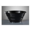Ensaladera Genoa Cristal Grande Negra x 10 u. (no incluye tapa)