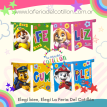 Banderín Articulado Paw Patrol x 1 u.