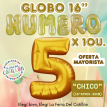 OFERTA MAYORISTA: Globo Metalizado 16