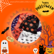 Caramelera de Tela Vegetal Estampada Halloween x 1 u. (Motivo y color surtido s/stock)