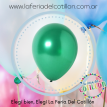 Globos Perlados 12'' Verde Oscuro Globolandia x 25 u..