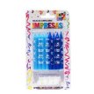 Velas Blancas con Calaveras Celeste y Azul x8
