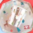 Vaso Polipapel Silver Navidad x 10u