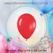 Globo Común 10'' Rojo Globolandia x 50 u.
