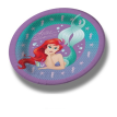 Plato Cartón Princesa Sirena x 8 u.