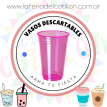 Vaso Plástico PP NEÓN x 25 u. - Purpura