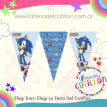 Banderín Triángulos Sonic x 1 u.