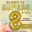 OFERTA MAYORISTA: Globo Metalizado 32
