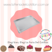 Plato Laminado Plata 20cm x 30cm x 1u.