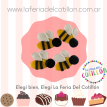 Formitas de Pastillaje Abejitas x 12 u. (sin flores)