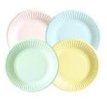Platos 17 cm. Pastel x 50 u.
