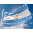 Bandera ARGENTINA de Tela con sol x1(para mano)