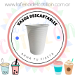 Vasos 180cc Blanco x 50 u.