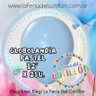 Globo Celeste Pastel Globolandia Común 12'' x 25 u.