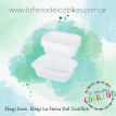 Bandeja MICROONDAS Plastica Blanca Nº103 x 10 u.