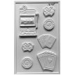 Placa Acetato Molde x1 - Figuras Casino (1648C)