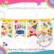 Banderín  Articulado Peppa Pig x 1 u.