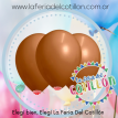 Globo Globby 12" Dulce de Leche x 25u