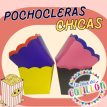 Pochoclera Chica Lisa x 10 u.(Mismo Color)