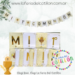 Banderin Banner Mi Primera Comunion x 1u.