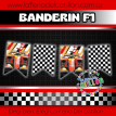 Banderin Auto de Carrera x 1 u.