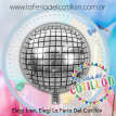 Globo Metalizado Bola Boliche Disco 24