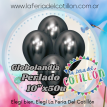 Globo Globolandia Perlado Negro 10