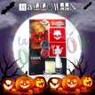 Kit Maquillaje Pintafan Diablo (1 pastilla Negro- 1 pastilla Rojo)+ Accesorio