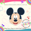 Antifaz Careta Mickey Grande x 6 u.