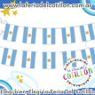 Banderin Plastico Banderas Argentina x1 (2 mts aprox)