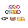 Cinta Plana Ribbon Metalizada Surtida x 10 u.