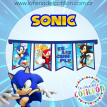 Nuevo Banderín Feliz Cumple Sonic x 1 u.